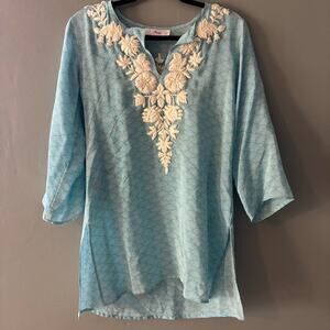 Amaya Silk Embroidered Tunic